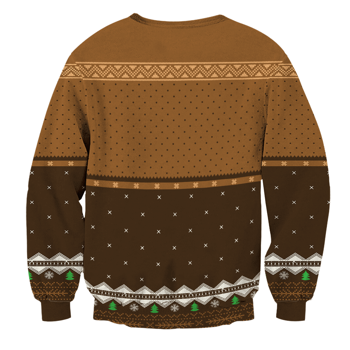 SW Sweater I'd Rather Kiss A Wookiee Christmas Brown Ugly Sweater