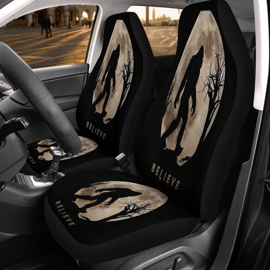 Bigfoot Car Seat Covers Bigfoot Under Moonlight Seat Covers