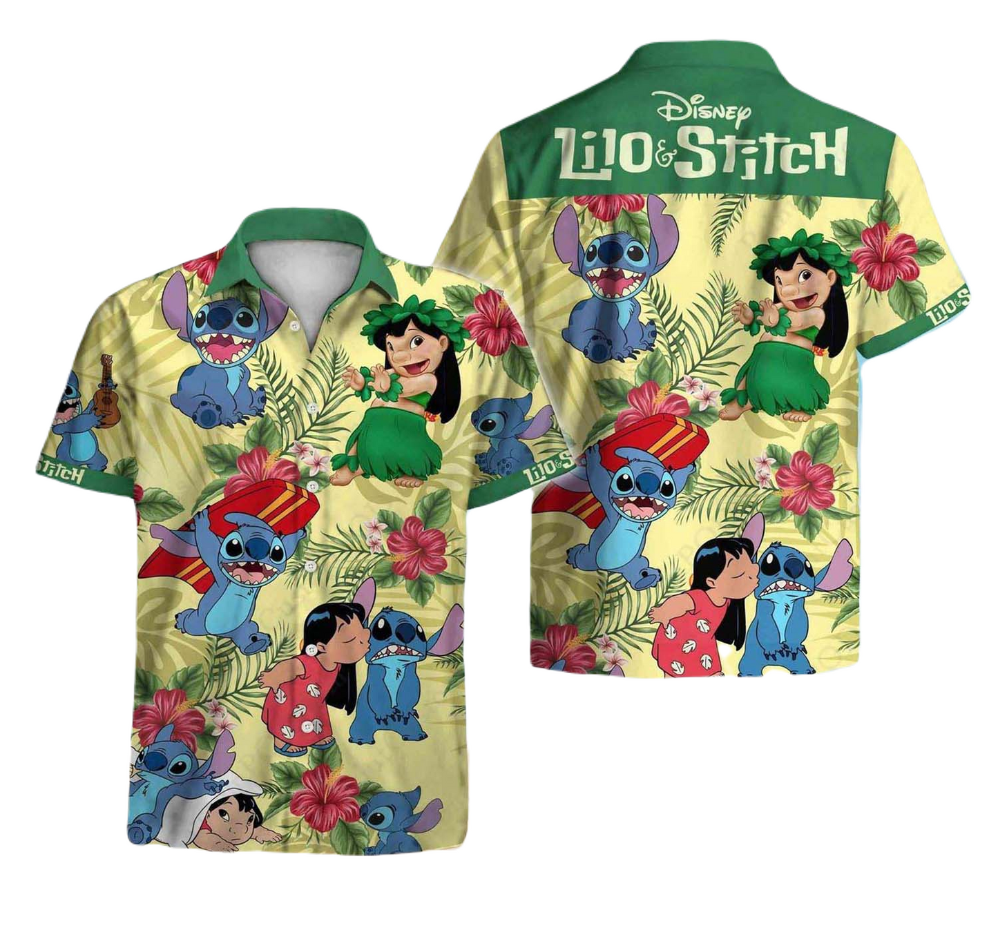 Stitch Hawaii Shirt Lilo And Stitch Floral Tropical Aloha Shirt Colorful Unisex Adults New Release