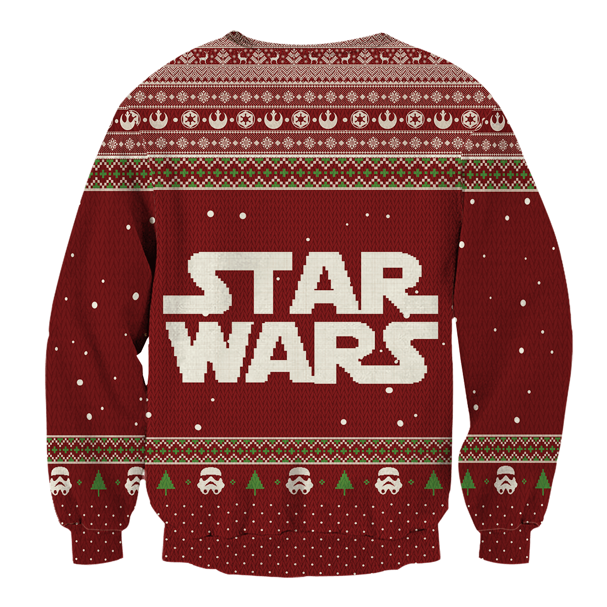 SW Sweater SW Merry Sithmas Christmas Pattern Red Ugly Sweater