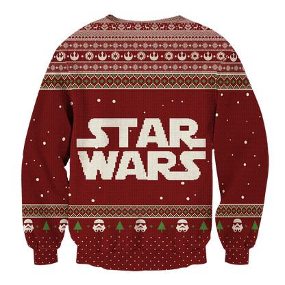 SW Sweater SW Merry Sithmas Christmas Pattern Red Ugly Sweater