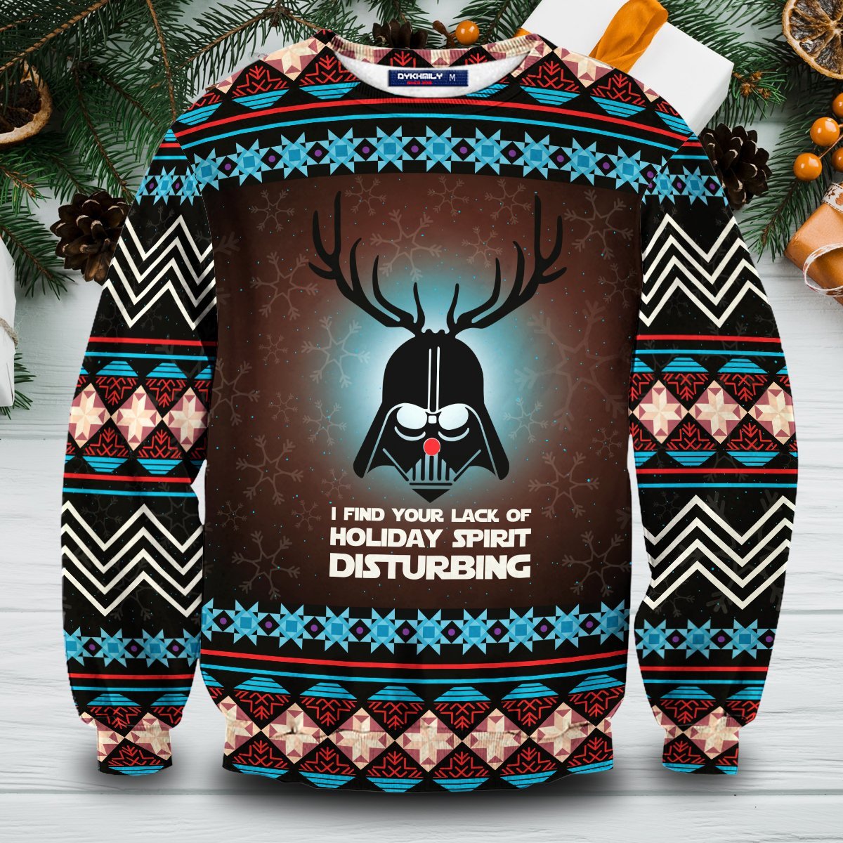 SW Ugly Sweater SW Sith I Find Your Lack Of Holiday Spirit Disturbing Sweater