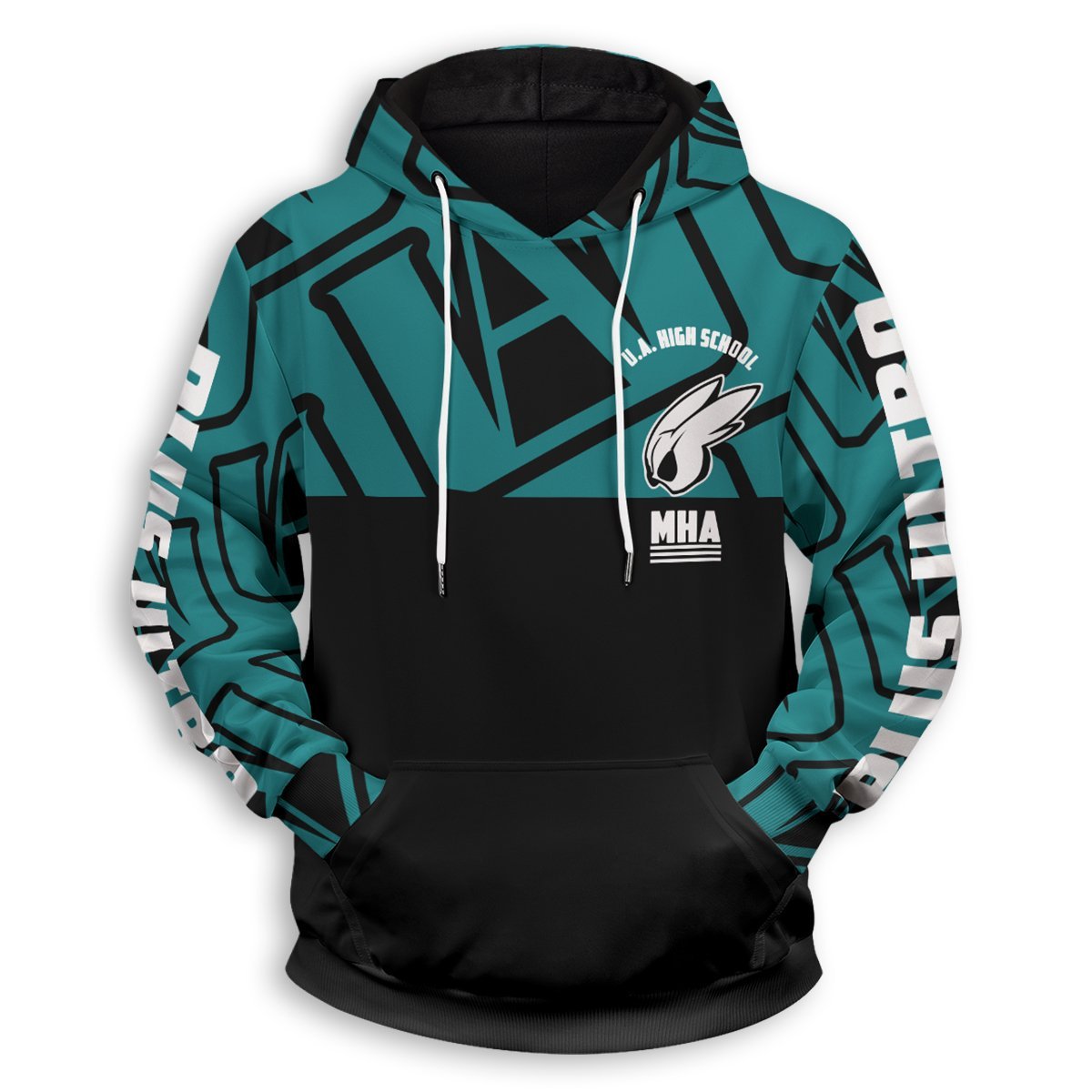  My Hero Academia Hoodie Boku No Hero Academia Apparel Midoriya Plus Ultra Hoodie Adult Full Print