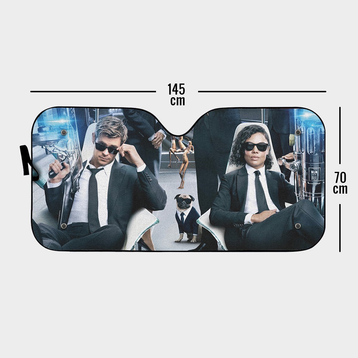  Men in Black Car Sun Shade Agent H Molly Auto Sun Shade