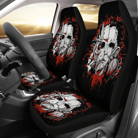 Jason Voorhees Car Seat Covers Michael Myers Jason Voorhees Freddy Krueger Leatherface Seat Covers