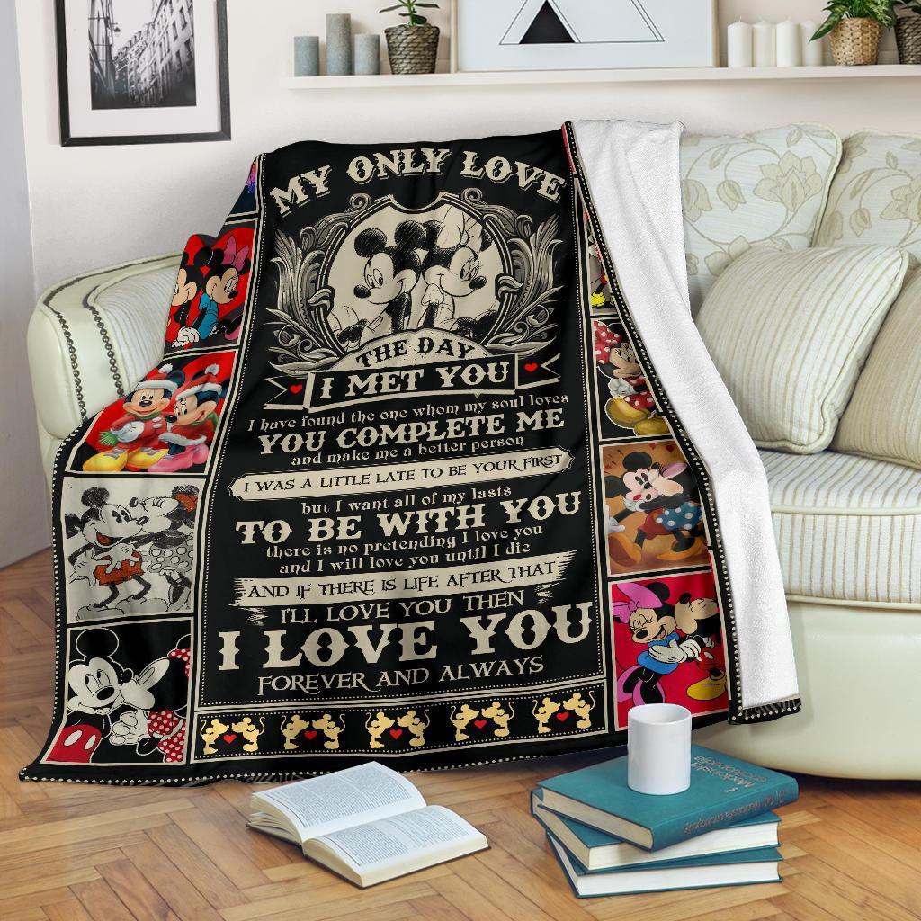 DN Blanket Minnie Blanket Minnie And MM My Only Love The Day I Met You Blanket