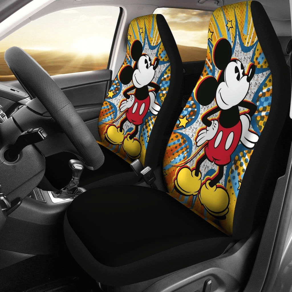 DN MM Car Seat Covers MM Poster Vintage Seat Covers