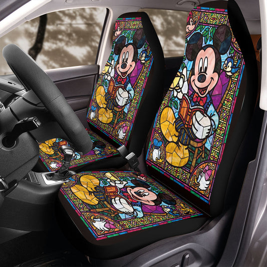 DN MM Car Seat Covers MM Stained Glass Seat Covers