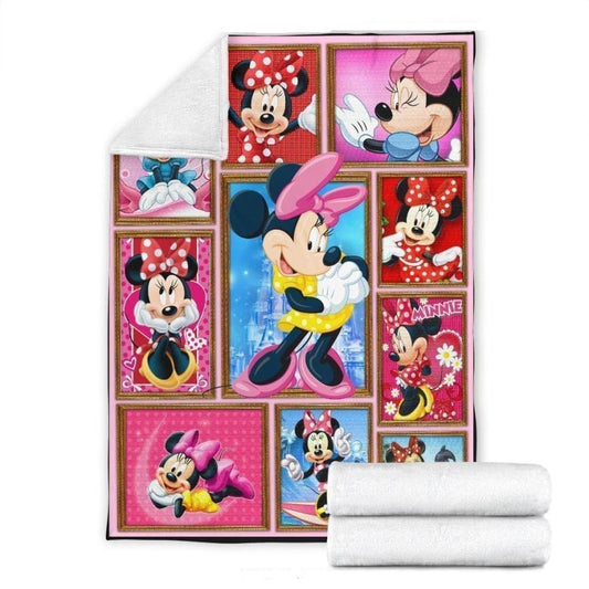 DN Blanket Minnie Blanket Adorable Minnie Pink 3d Blanket