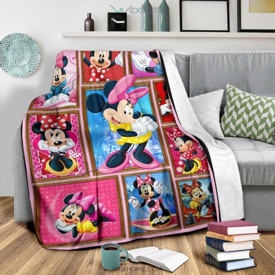 DN Blanket Minnie Blanket Adorable Minnie Pink 3d Blanket