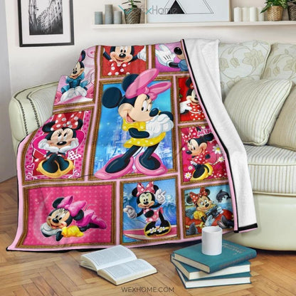 DN Blanket Minnie Blanket Adorable Minnie Pink 3d Blanket