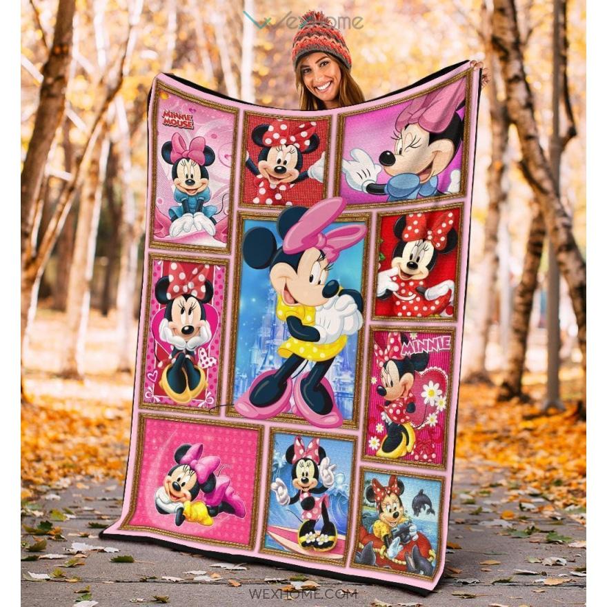 DN Blanket Minnie Blanket Adorable Minnie Pink 3d Blanket