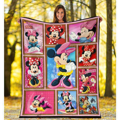 DN Blanket Minnie Blanket Adorable Minnie Pink 3d Blanket
