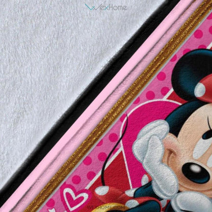 DN Blanket Minnie Blanket Adorable Minnie Pink 3d Blanket