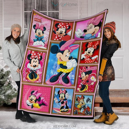 DN Blanket Minnie Blanket Adorable Minnie Pink 3d Blanket