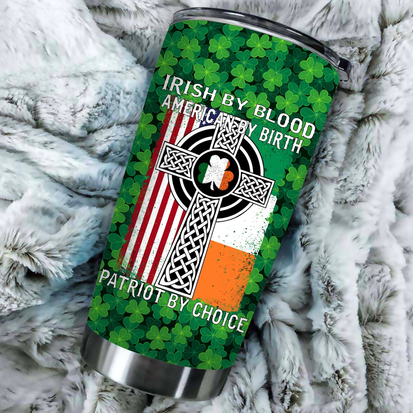 Unifinz ST. Patrick's Day Tumbler Irish By Blood ST. Patrick's Day Lucky Charms Shamrock Tumbler Cup Awesome ST. Patrick's Day Travel Mug 2025