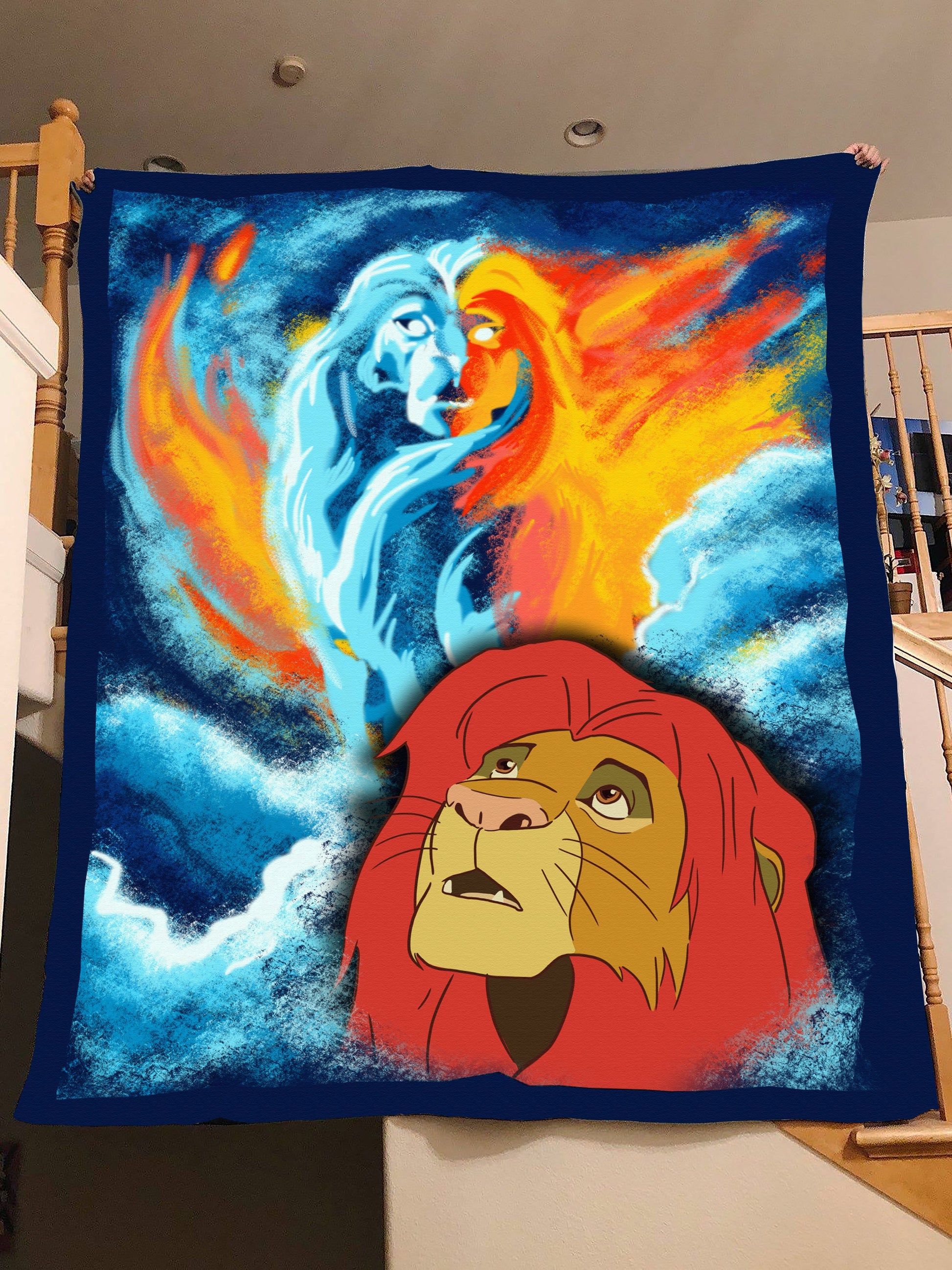Unifinz DN LK Blanket Remember Who you are - Lion Blanket Amazing High Quality DN LK Blanket 2023