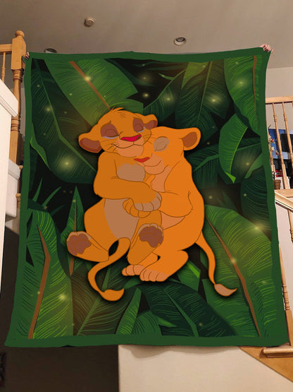 Unifinz DN LK Blanket Simba Nala - Lion Blanket Amazing High Quality DN LK Blanket 2023