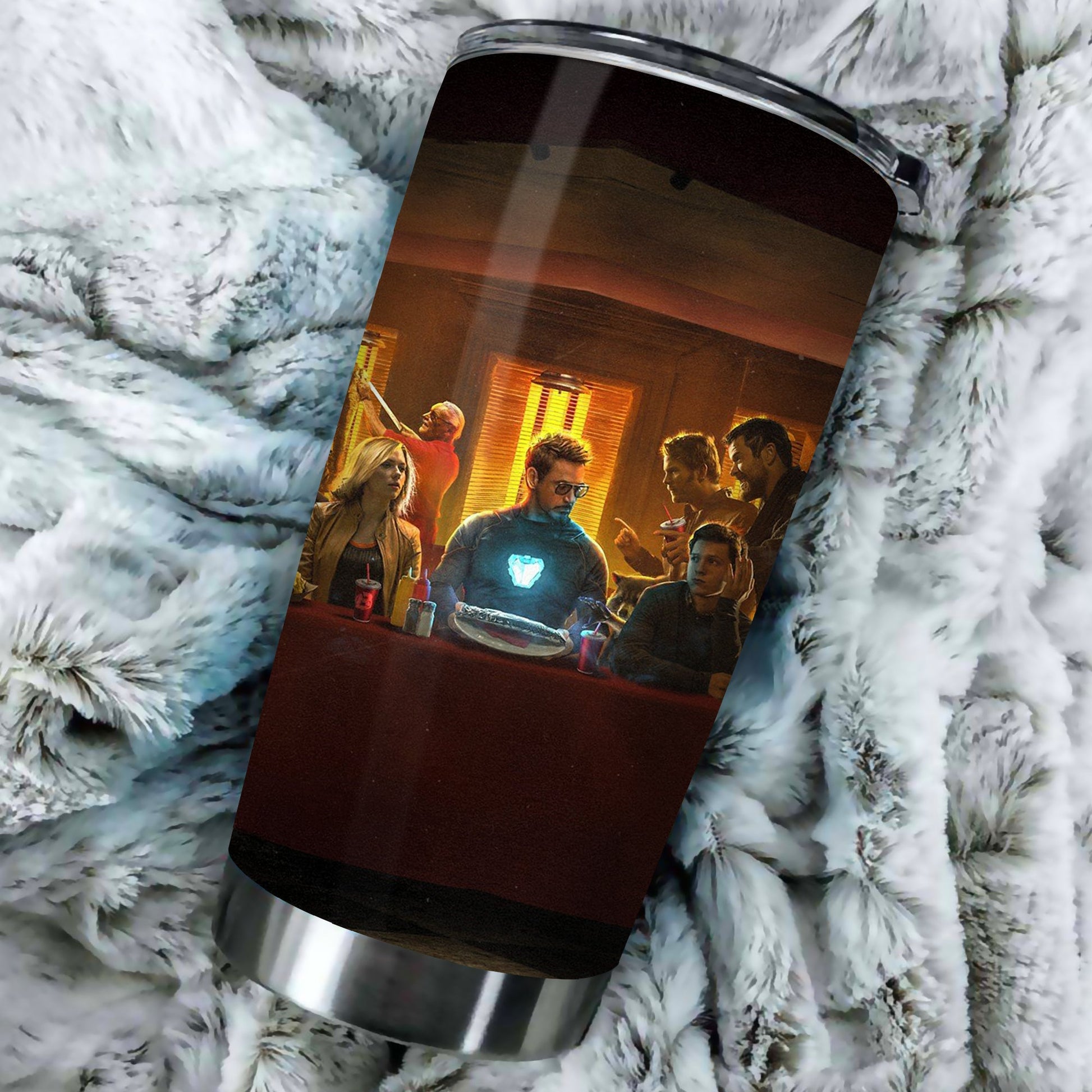 Unifinz MV Tumbler MV Infinity War Characters Tumbler Cup Amazing Cool MV Avengers Travel Mug 2024