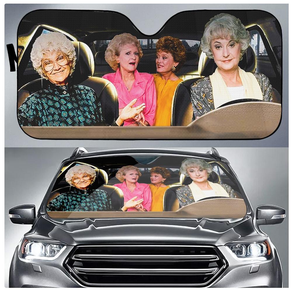 Golden Girl Car Auto Sun Shade