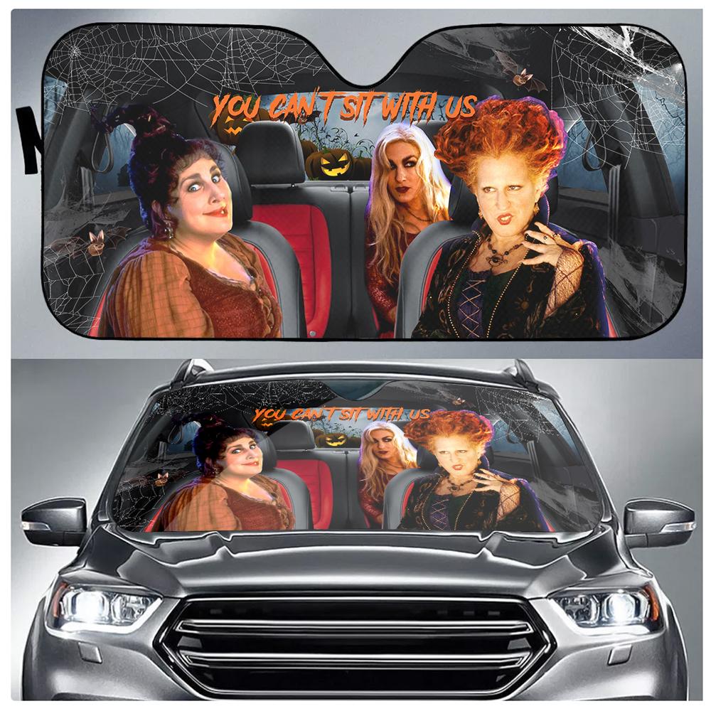 H Pocus You Can't Sit With Us Car Auto Sun Shade