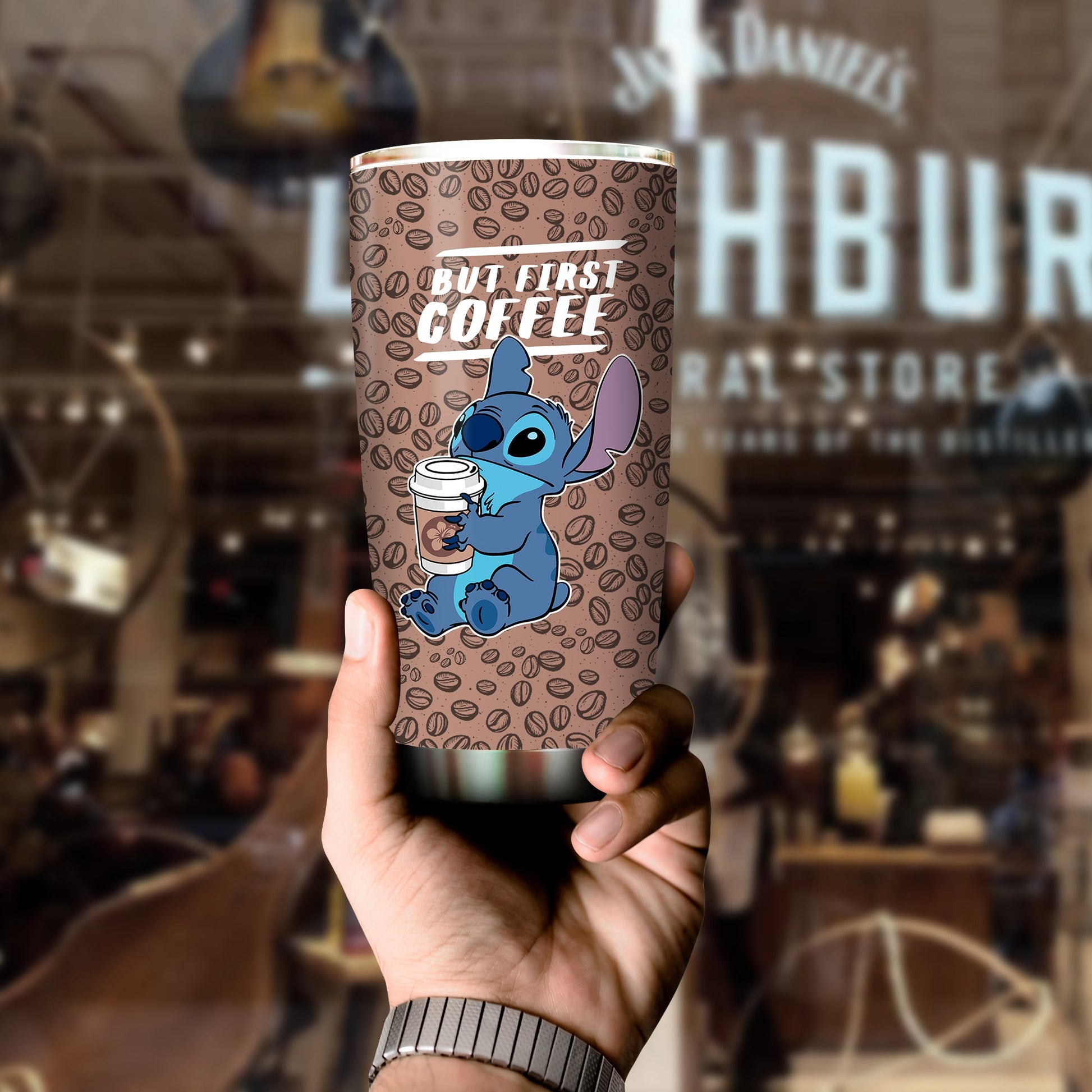 Unifinz DN Stitch Tumbler Stitch But First Coffee Tumbler Cup Cute High Quality DN Stitch Travel Mug 2025