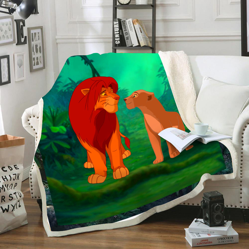 Unifinz DN LK Blanket Simba Nala Blanket High Quality DN LK Blanket 2022