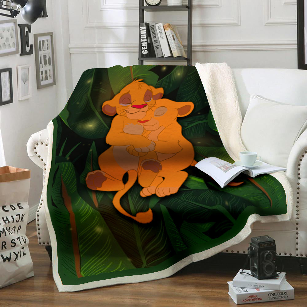 Unifinz DN LK Blanket Simba Nala - Lion Blanket Amazing High Quality DN LK Blanket 2022