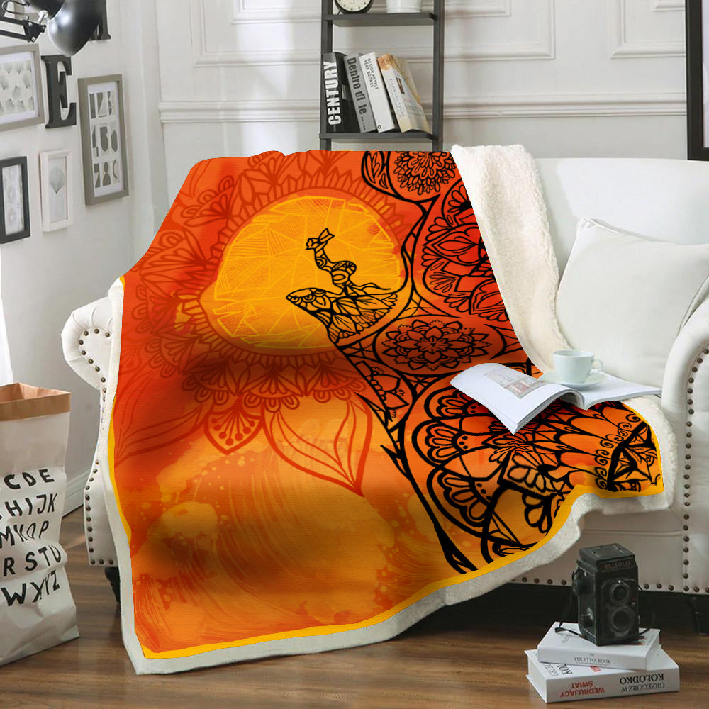 Unifinz LK Blanket Lion Art Mandala Square Blanket Amazing High Quality DN LK Blanket 2024
