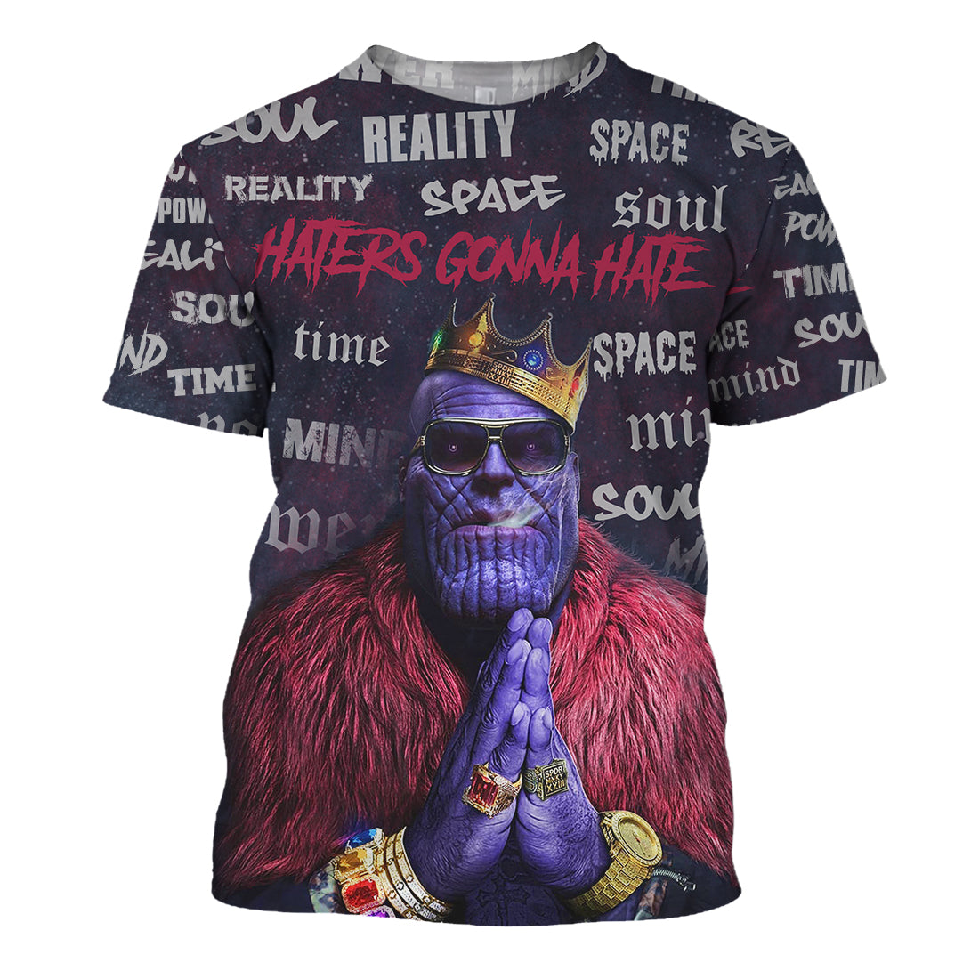 Unifinz MV Thanos Hoodie Thanos Haters Gonna Hate 3D Print T-shirt High Quality MV Thanos Shirt Sweater Tank 2025