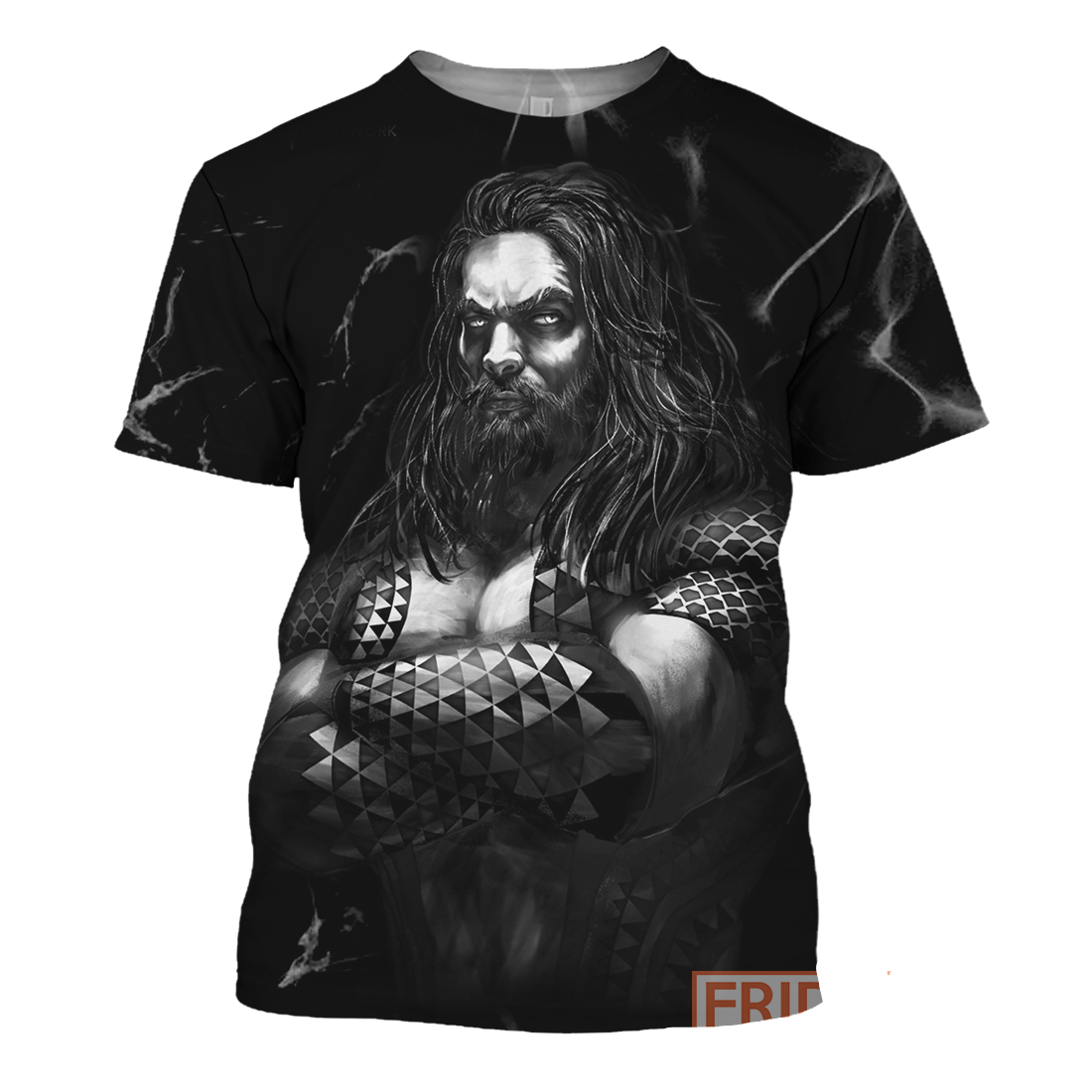 Unifinz DC Aquaman T-shirt Aquaman Black & White 3D Print T-shirt Cool DC Aquaman Hoodie Sweater Tank 2025