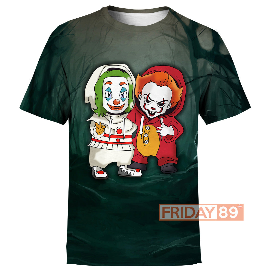 Unifinz Joker IT Hoodie Joker & Pennywise T-shirt Amazing Joker IT Hoodie Sweater Tank 2025