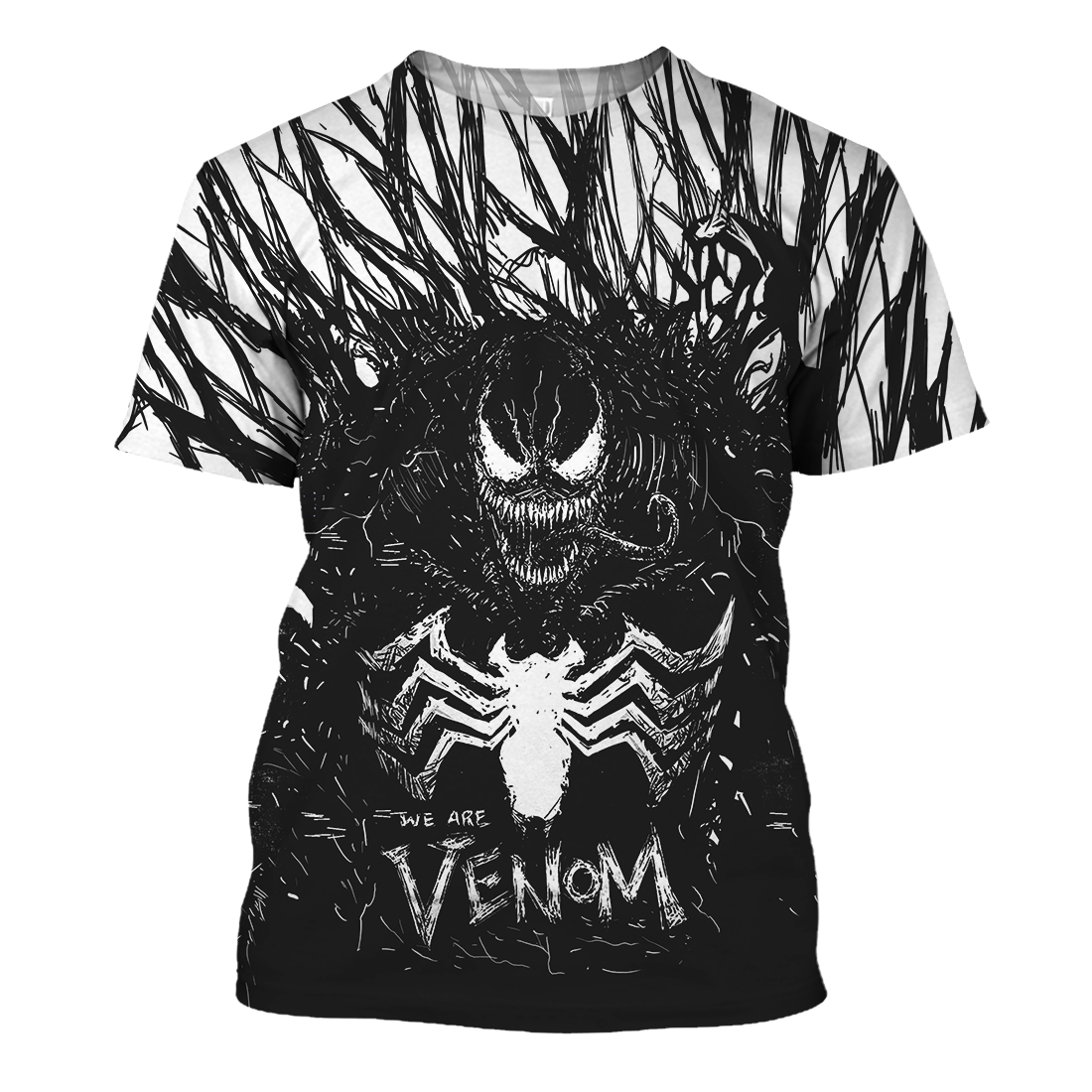 Unifinz Venom Shirt We Are Venom Carnage Black White Hoodie MV Venom Hoodie Sweater Tank 2025