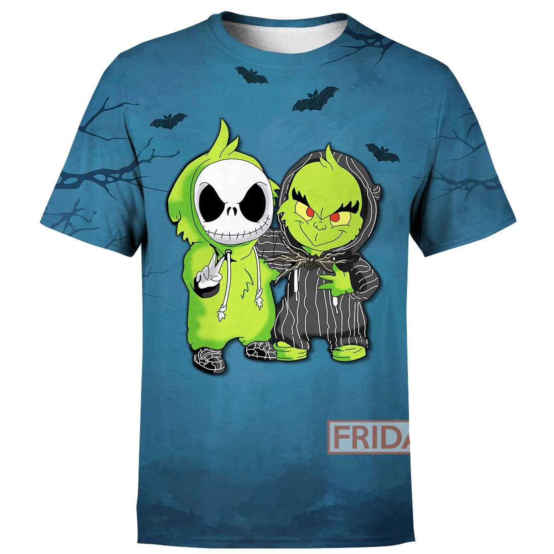 Unifinz Grinch TNBC T-shirt Jack And Grinch T-shirt Grinch TNBC Hoodie Sweater Tank 2025