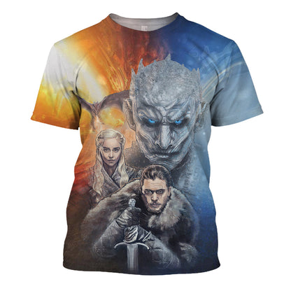 Unifinz GOT Hoodie The GOT Characters 3D Print T-shirt Amazing High Quality GOT Shirt Sweater Tank 2025