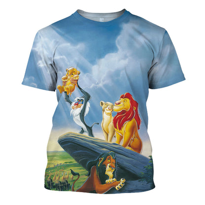 Unifinz DN LK Hoodie The Lion King 3D Print T-shirt Awesome DN LK Shirt Sweater Tank 2025