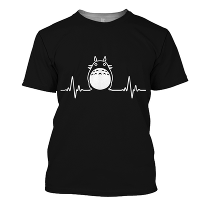 Unifinz My Neighbor Totoro Hoodie Totoro Heartbeat T-shirt My Neighbor Totoro Shirt Sweater Tank 2025