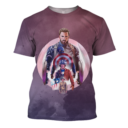 Unifinz MV Hoodie Captain America 3D Print T-shirt MV Shirt Sweater Tank 2025