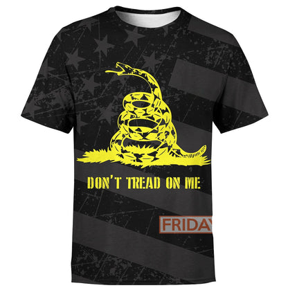 Unifinz Snake T-shirt Don't Tread On Me T-shirt Cool High Quality Snake Hoodie Sweater Tank 2025