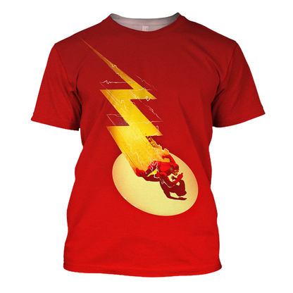 Unifinz DC The Flash Hoodie The Flash Super Hero 3D Print T-shirt DC The Flash Shirt Sweater Tank 2025