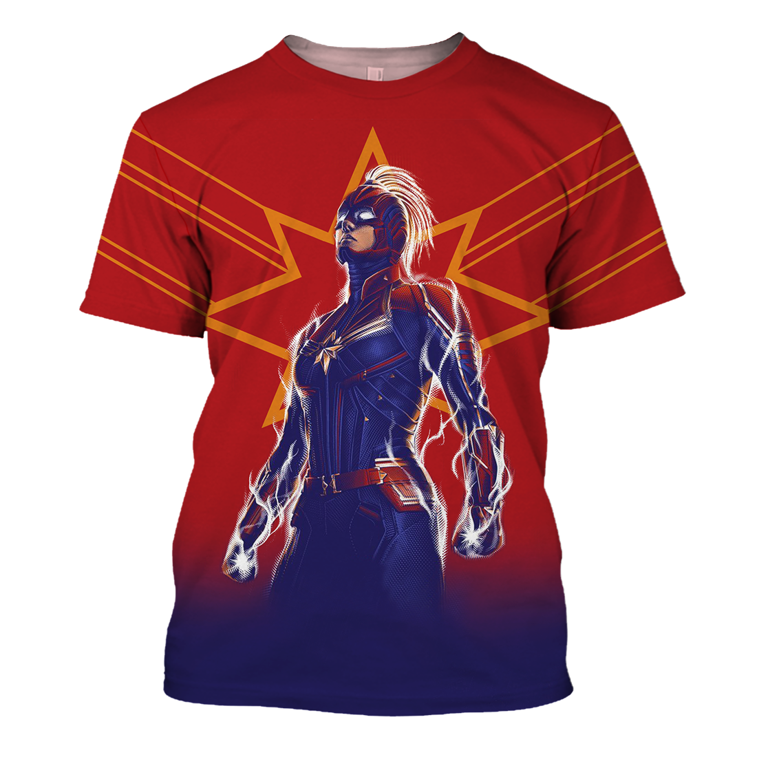 Unifinz MV T-shirt Captain Marvel 3D Print T-shirt MV Hoodie Sweater Tank 2025