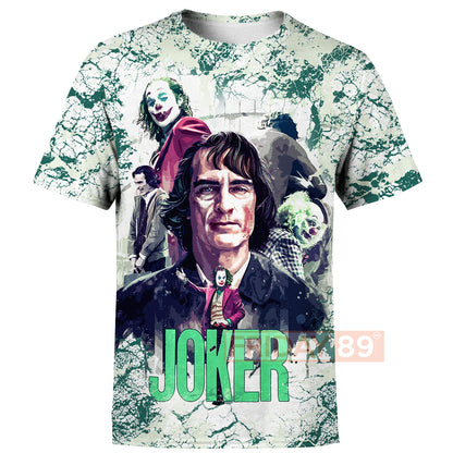 Unifinz DC Joker T-shirt Phoenix's Joker 3D Print T-shirt Awesome DC Joker Hoodie Sweater Tank 2025