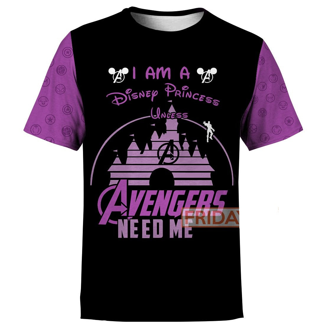 Unifinz DN MV Hoodie I Am A DN Princess Unless Avengers Need Me T-shirt DN MV Shirt Sweater Tank 2025