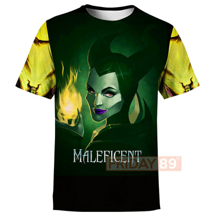 Unifinz DN Maleficent T-shirt Maleficent Beauty Art 3D T-shirt Cool DN Maleficent Hoodie Sweater Tank 2025
