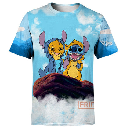 Unifinz DN Stitch LK T-shirt Stitch And Simba T-shirt DN Stitch LK Hoodie Sweater Tank 2025