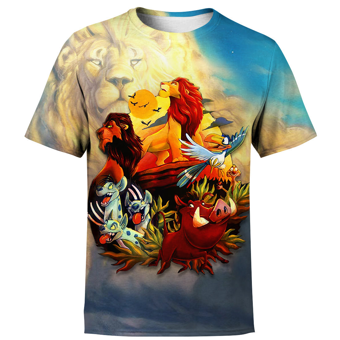 Unifinz DN LK T-shirt 3D Print Lion King Main Cast Hoodie Amazing DN LK Hoodie Sweater Tank 2022