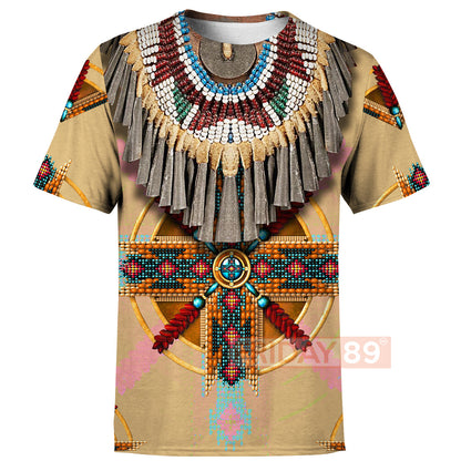 Unifinz Native America T-shirt Native American Culture Pattern T-shirt Awesome Native America Shirt Sweater Tank 2025