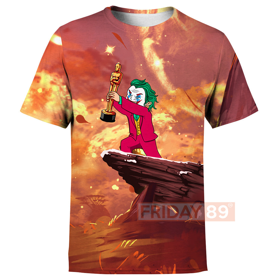 Unifinz DC Joker T-shirt Joker Oscar The King T-shirt Amazing Funny DC Joker Hoodie Sweater Tank 2025