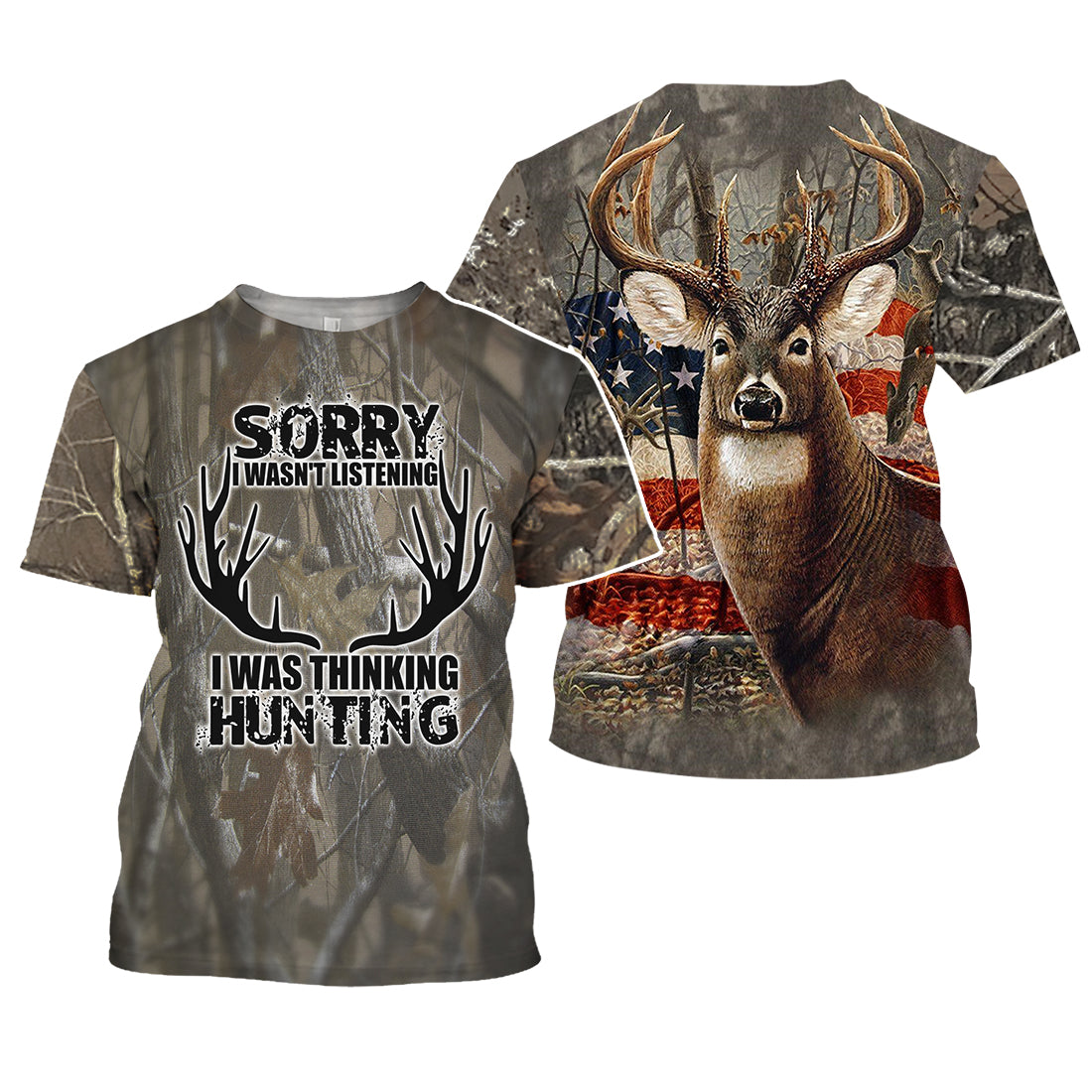 Unifinz Hunting Hoodie I was thinking Hunting 3D T-shirt Awesome Hunting Shirt Sweater Tank 2024