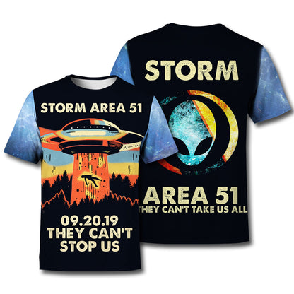 Unifinz Alien Hoodie Storm Area 51 T-shirt Amazing High Quality Alien Shirt Sweater Tank 2024